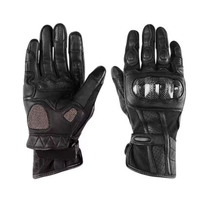 Summer Winter Men Touchscreen Leather Motorcycle Riding Gloves Motocross Racing Gloves Anti - Fall Motorbike Cycling Gloves